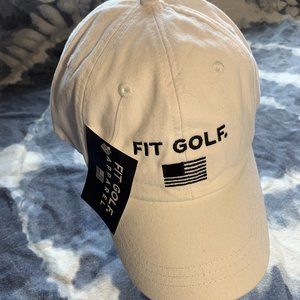 Fit Golf White Hat NWT